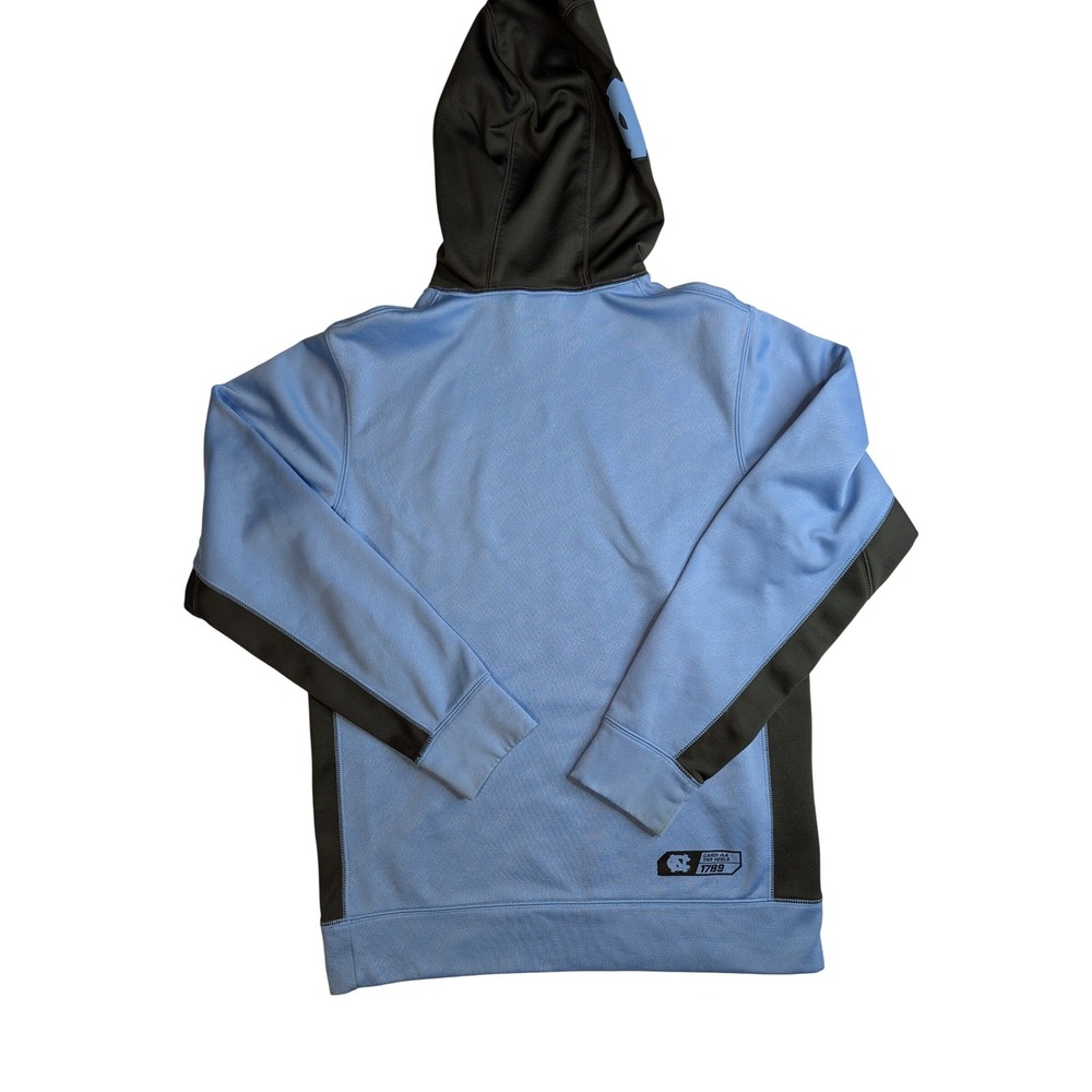 Nike UNC Tar Heels Therma-FIT Hoodie Mens Small Carolina Blue Pullover NC Logo - Picture 3 of 11
